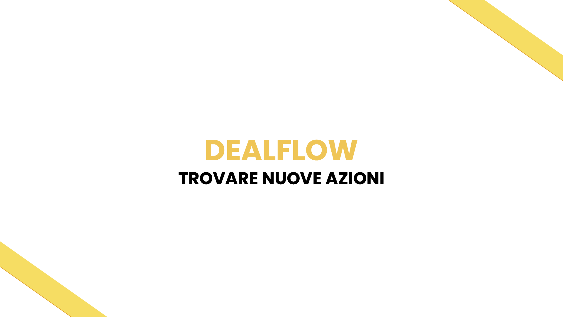 Thumbnail for "Dealflow di Azioni".