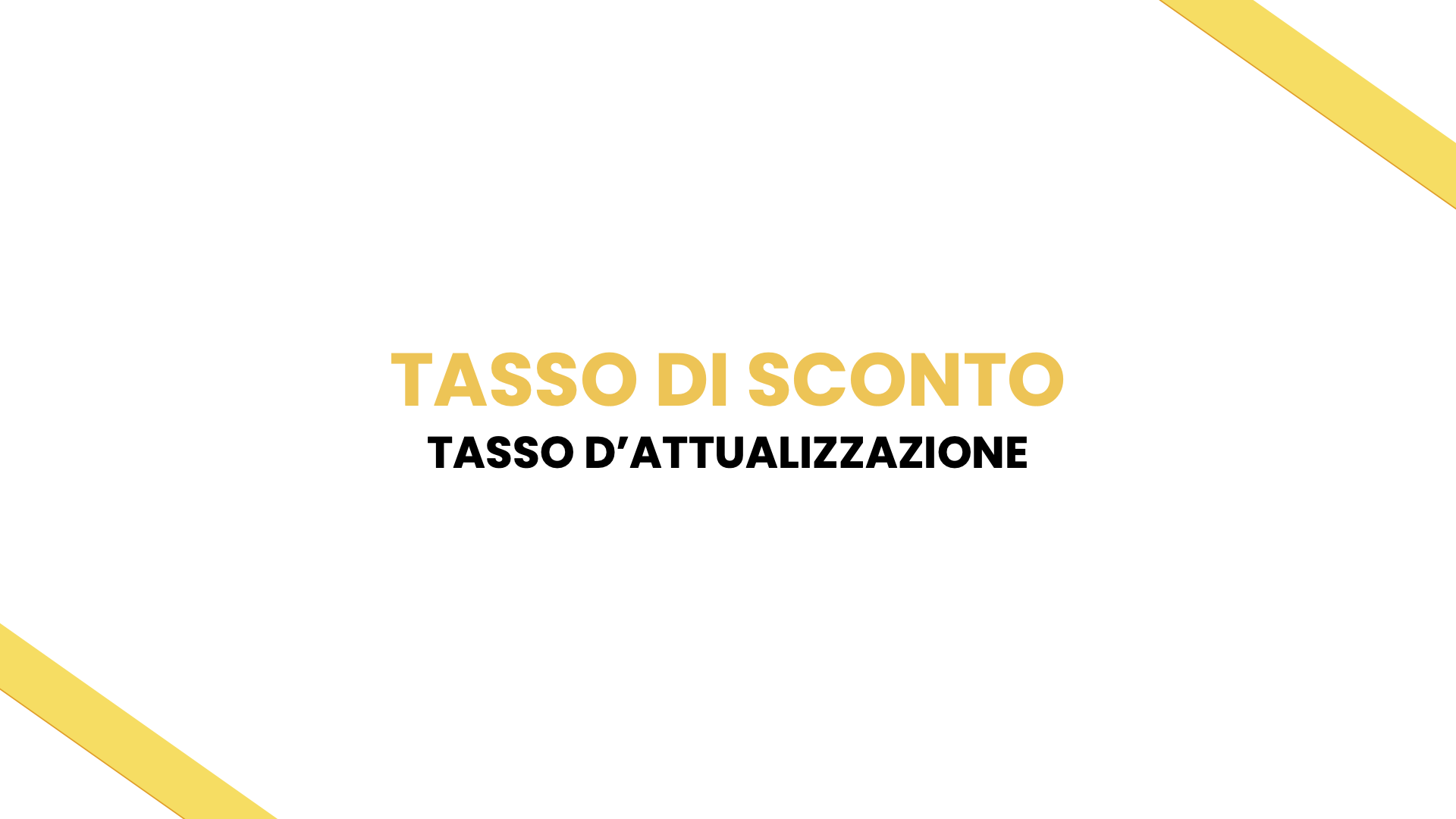 Thumbnail for "Tassi di Sconto".