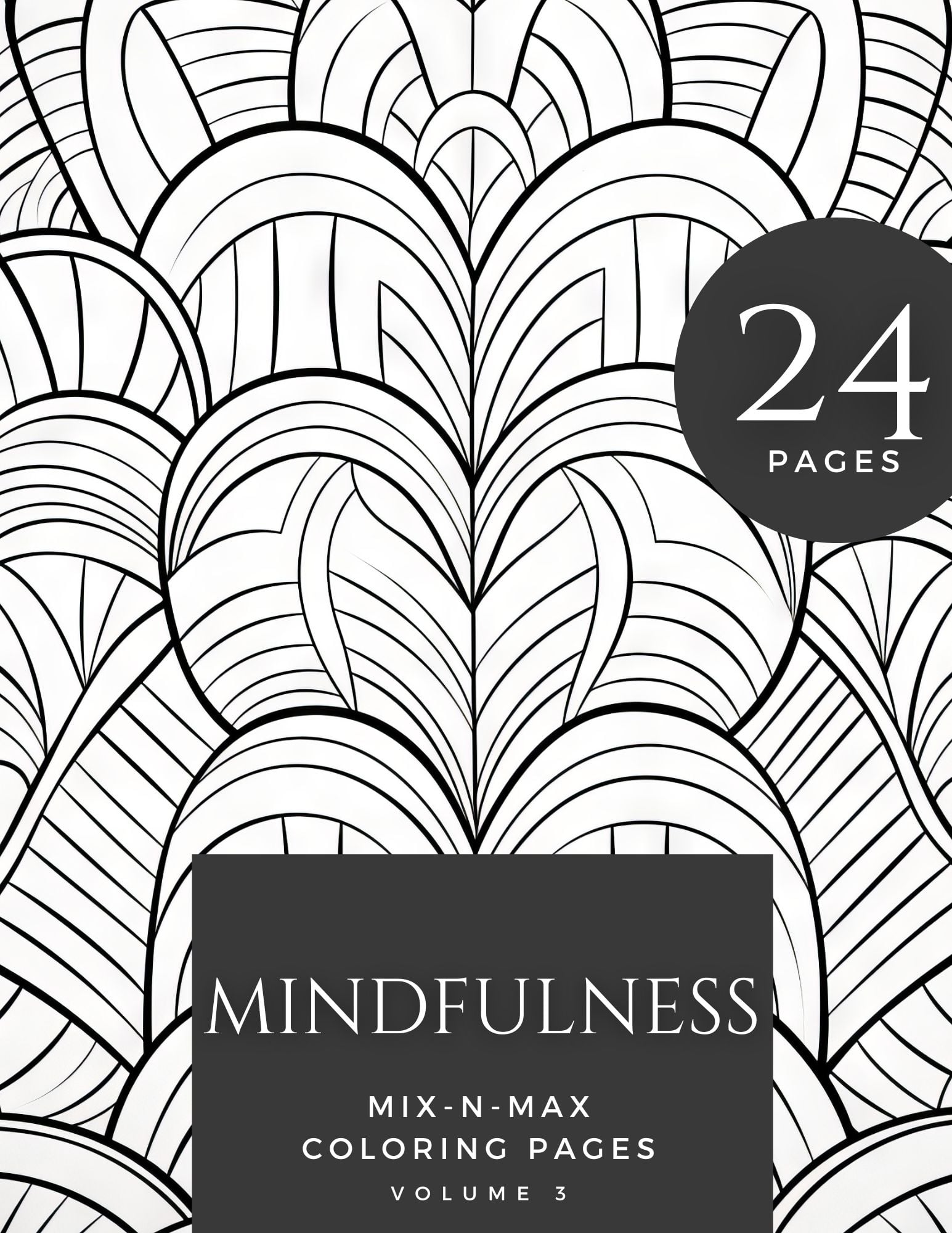 cover - Mindfulness coloring book vol 3